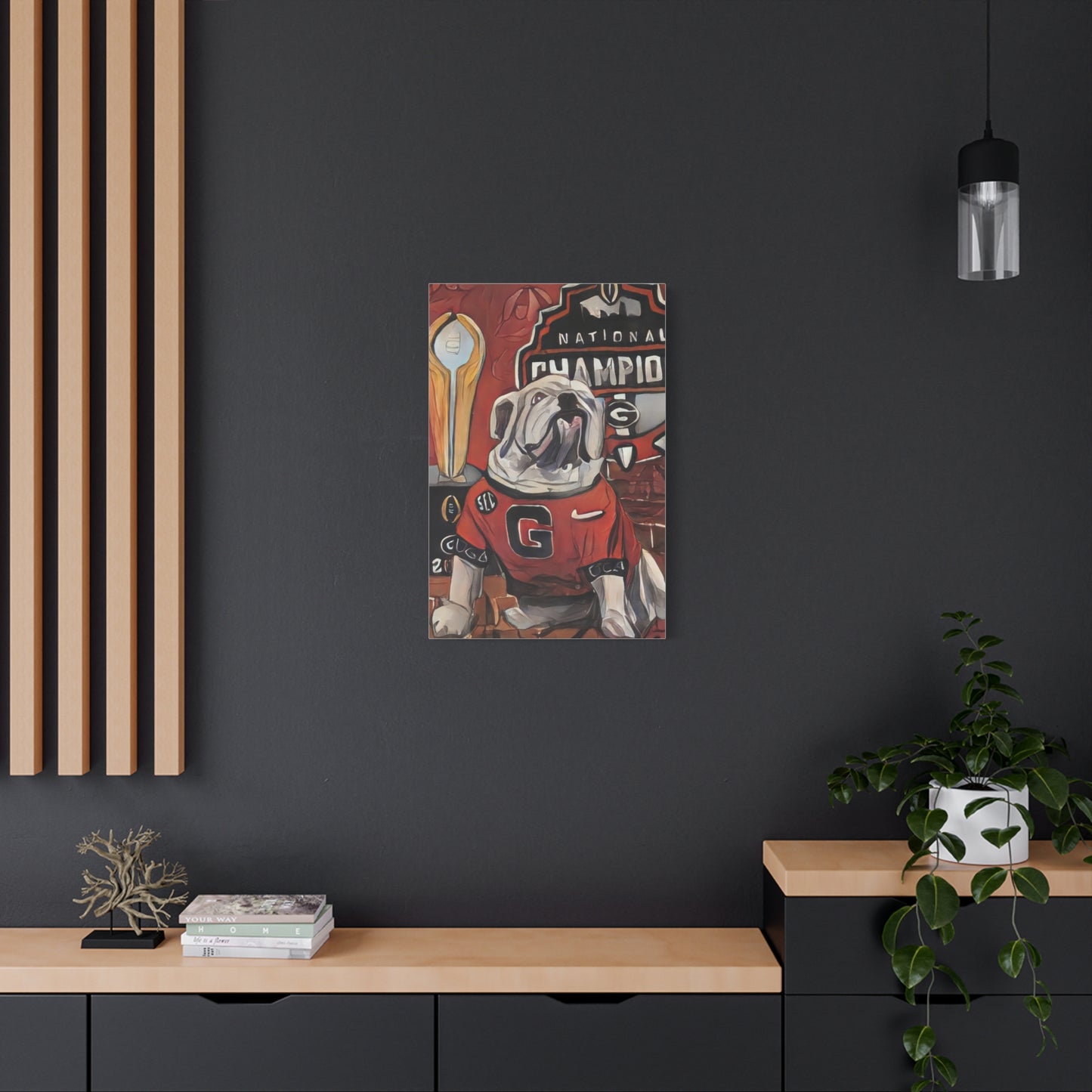 Georgia Bulldog canvas