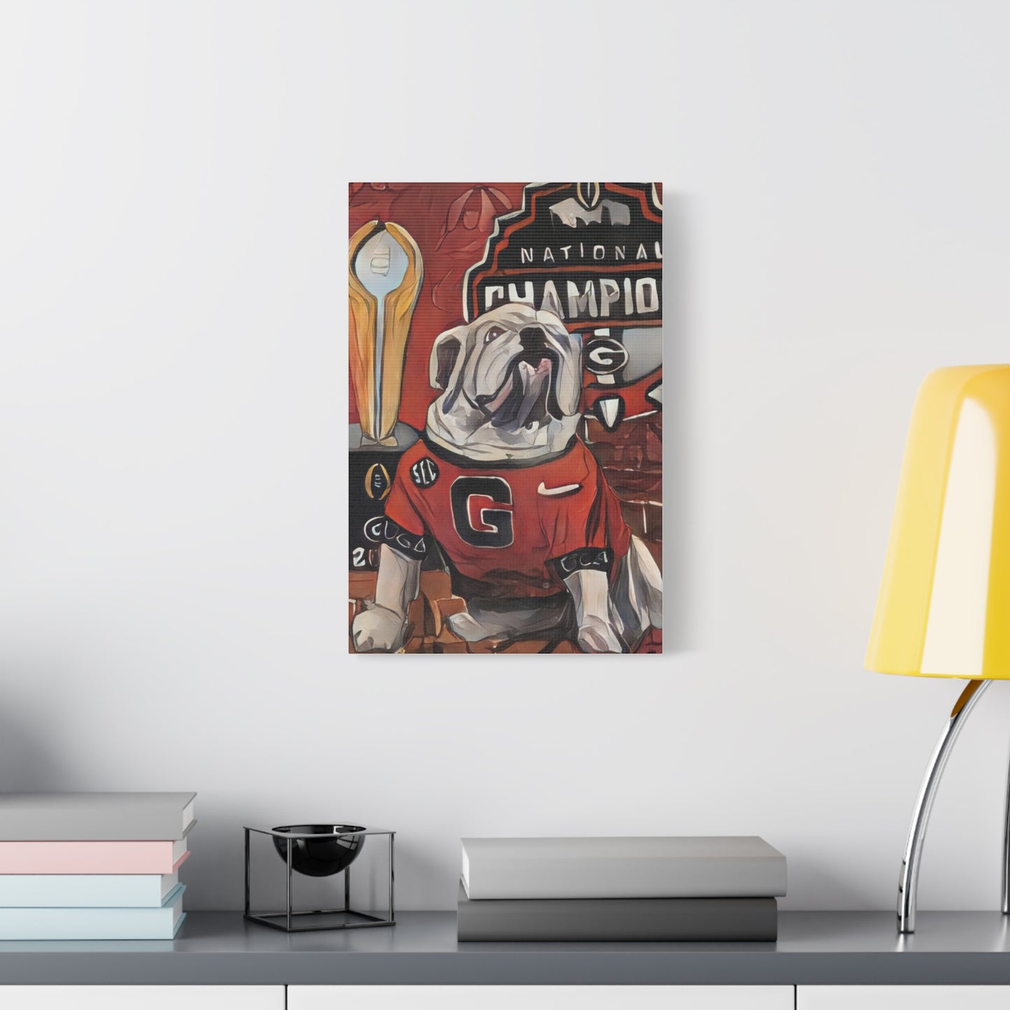 Georgia Bulldog canvas