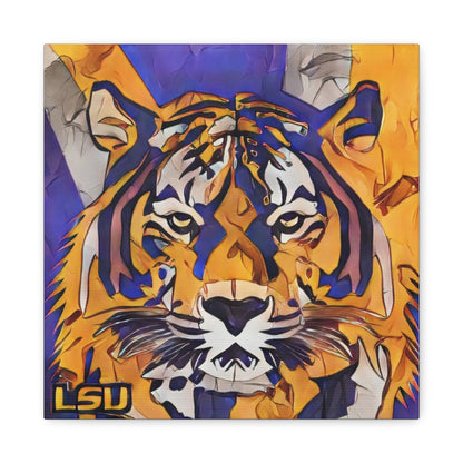 LSU Tiger canvas