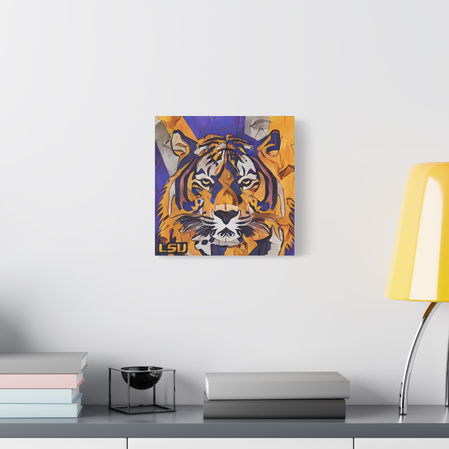LSU Tiger canvas